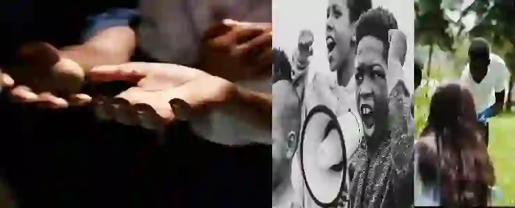 contrast between charity and justice
